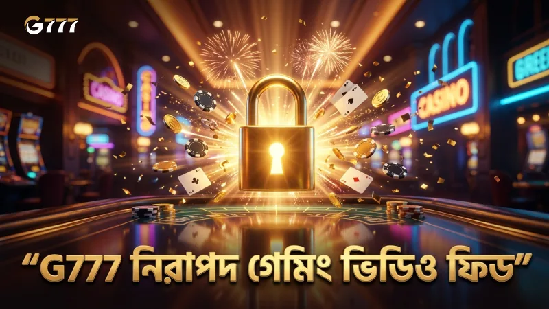 G777-এর স্বচ্ছ ভিডিও ফিড ও নিরাপদ গেমিং পরিবেশ নিশ্চিত করে