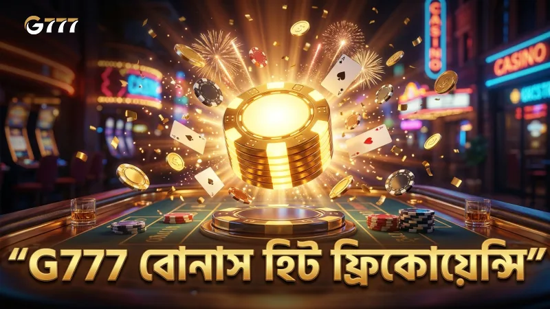 G777 এর বোনাস হিট ফ্রিকোয়েন্সি বিশ্লেষণ ও ব্যবস্থাপনা