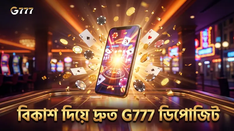 বিকাশের মাধ্যমে G777 ডিপোজিট দ্রুত সম্পন্ন করুন
