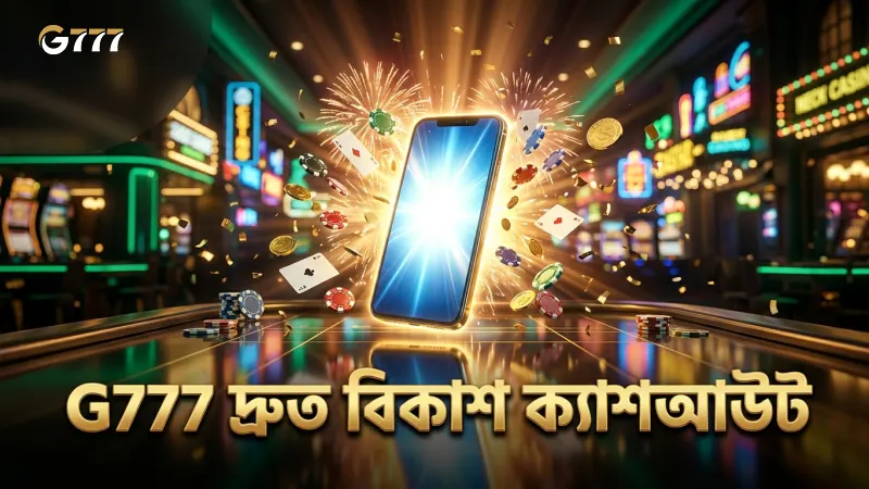 G777 উইথড্রয়াল বিকাশে ১০ মিনিটে ক্যাশআউট নিশ্চিত করে