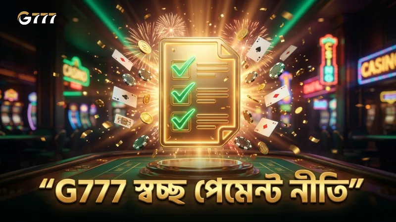 স্বচ্ছ পেমেন্ট নীতি দ্রুত উইথড্রয়ালে সহায়ক হয়