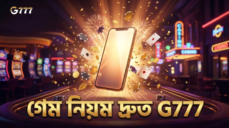গেম নিয়ম বুঝে দ্রুত বেটিং সুবিধা নিন G777 এর মাধ্যমে