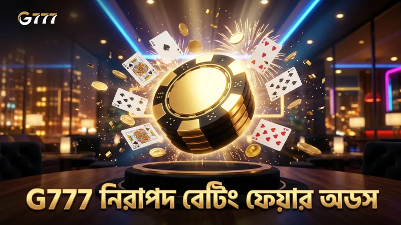 G777 এর নিরাপদ প্ল্যাটফর্মে ফেয়ার অডস নিশ্চিত করে উপার্জন বৃদ্ধি