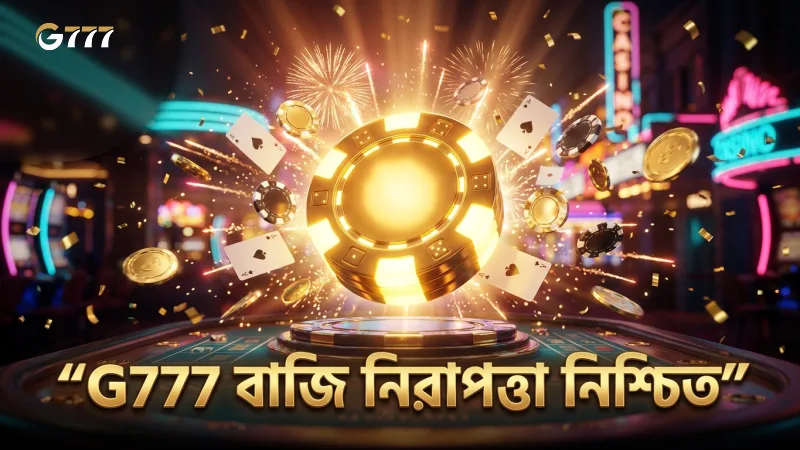 G777 নিরাপত্তা ব্যবস্থা বাজি নিরাপদ রাখে এবং বিশ্বাসযোগ্যতা বাড়ায়।