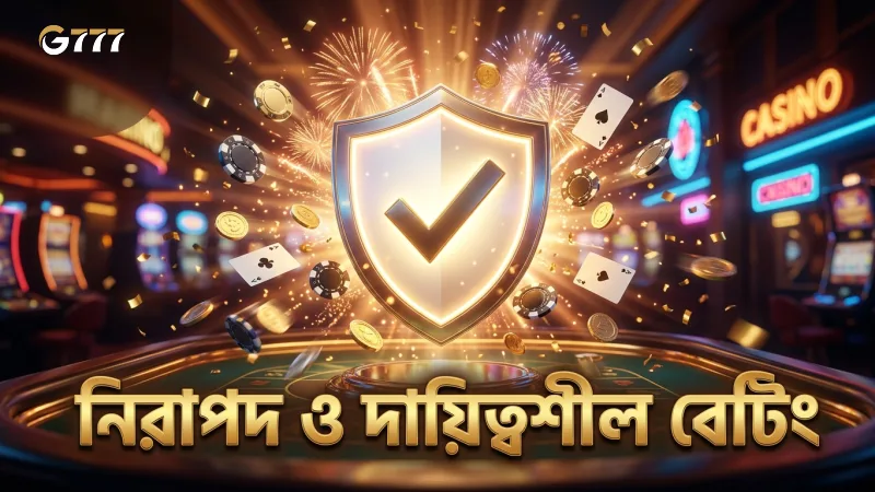 ঝুঁকি কমানো ও নিরাপদ বেটিং নিশ্চিত করার জন্য দায়িত্বশীল পদ্ধতি।