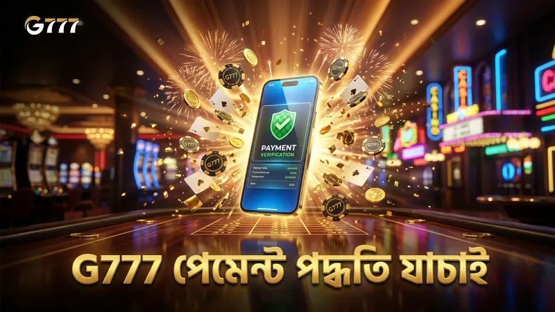 G777-এ পেমেন্ট পদ্ধতি যাচাই করার সময় সতর্কতা অবলম্বন করুন