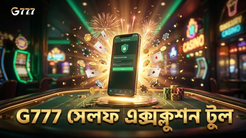 G777-এর সেলফ-এক্সক্লুশন টুল খেলোয়াড়দের সুরক্ষা দেয়।