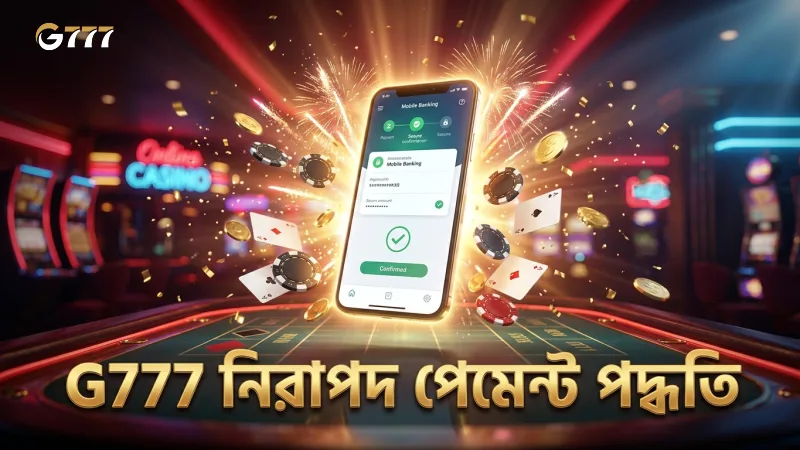 G777 এর মাধ্যমে নিরাপদ ও দ্রুত স্থানীয় পেমেন্ট প্রক্রিয়া।