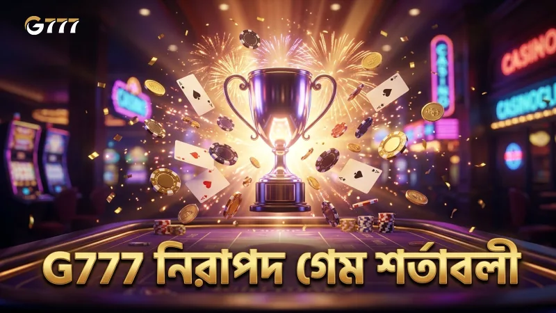 G777 আন্তর্জাতিক মানের শর্তাবলী প্লেয়ার সুরক্ষা নিশ্চিত করে